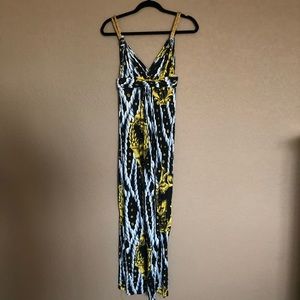 T-Bags printed jersey maxi dress